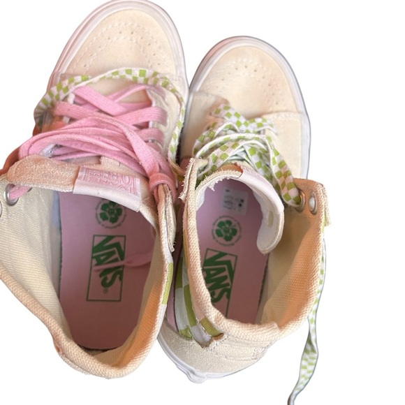 Vans Emma Mulholland on Holiday x Sk8-Hi Tapered 'Whimsical Checkerboard' Size 6 - Picture 8 of 13